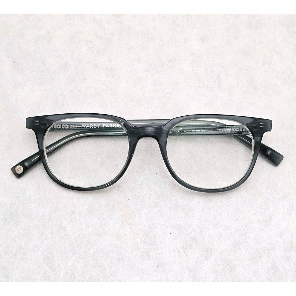 WARBY PARKER Keene 370 Beach Glass Unisex Round Eyeglasses 48-19-140